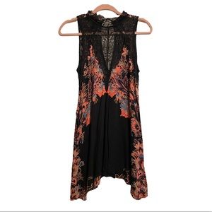 Free People Marsha Printed Slip Dress